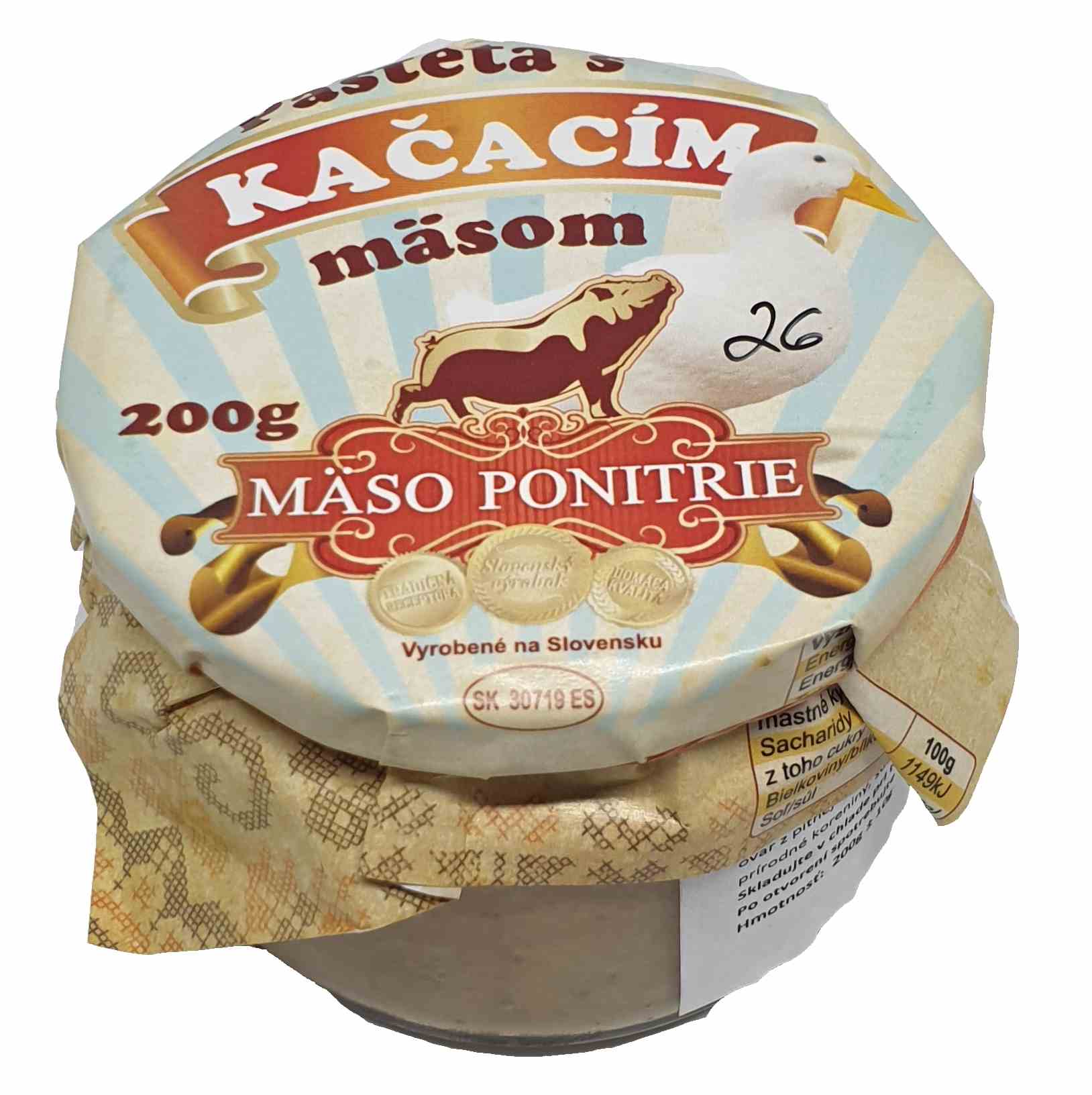 Kačacia paštéta  200g